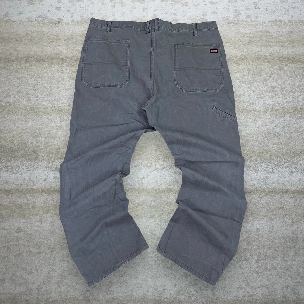 Vintage 90s Dickies Carpenter Pants 40x30 Straight Light Grey Canvas Dungaree